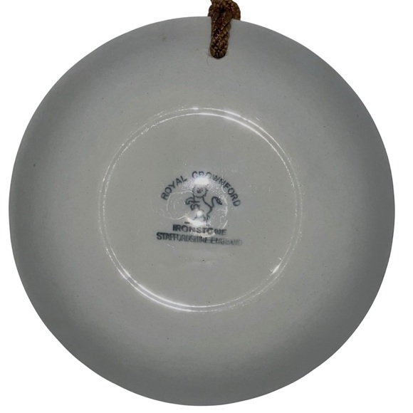 Cross Stitch Sampler Pattern Happy Hostess Plate Ironstone England Farmhouse - Picture 6 of 8